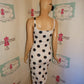 Zara White/Black Polka Dress Size S