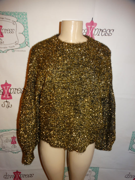 Do BE Gold Sweater Size XL