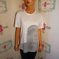 White Jordan Spike Lee T Shirt Size M