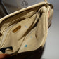 Vintage White Leather PATch Purse Size M