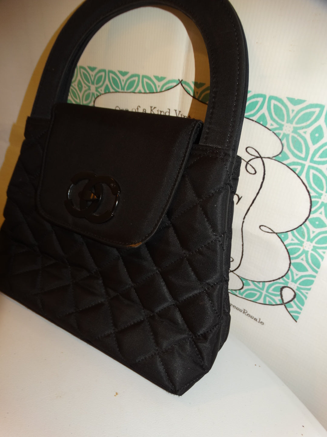 Vintage Small Black Purse Size S